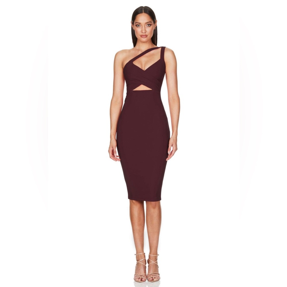 NWT Nookie Coco One-Shoulder Midi Dress - XS